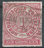 4 Norddeutscher Postbezirk 1 Groschen Briefmarke Norddeutscher Bund