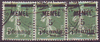 3x 18 Freimarke von Frankreich 5 Pf auf 5C Memelgebiet Französische Mandatsverwaltung