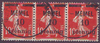 3x 19y Freimarke von Frankreich 10 Pf auf 10C Memelgebiet Französische Mandatsverwaltung