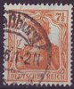 99 a Germania 7,5 Pf Deutsches Reich Briefmarke