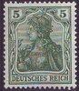 85 Ia Germania 5 Pf Friedensdruck Deutsches Reich