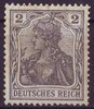 83 I Germania 2 Pf Friedensdruck Deutsches Reich