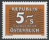 260 Nachgebühr Portomarke 5S Republik Österreich
