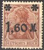 154 I Germania 1 6 M auf 5 Pf  Deutsches Reich