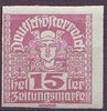 301 x Zeitungsmarke 15 Heller Deutschösterreich Kaiserreich