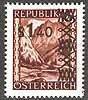 836 b mit Wertaufdruck rotbraun 1 40 S Republik Österreich