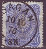34 a Reichsadler im Oval 20 Pfennige Deutsche Reichs Post