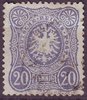 34 b Reichsadler im Oval 20 Pfennige Deutsche Reichs Post