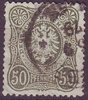 38 a Reichsadler im Oval 50 Pfennige Deutsche Reichs Post