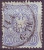 42 Iaa Reichsadler im Oval 20 Pfennig Deutsche Reichs Post