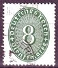 116 b Ziffernzeichen Dienstmarke 8 Pf Deutsches Reich