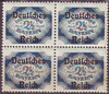 4x 49 Abschiedsausgabe von Bayern Dienstmarke 2.1/2 Mark Deutsches Reich