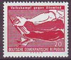 DDR 655 Gegen Atomtod 20 Pf  Briefmarke
