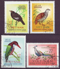 275 - 278 Vietnam Briefmarken Vögel Kongress tem Việt Nam Dân chủ Cộng hòa