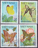 1353 - 1356 Vietnam Briefmarken Schmetterlinge  tem Việt Nam