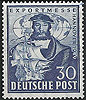 105a Deutsche Post Exportmesse Hannover 30 Pf Alliierte Besetzung
