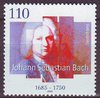2126 Johann Sebastian Bach Briefmarke Deutschland