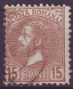 55 B Rumänien Fürst Karl I Posta Romania 15 B