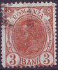131 C Rumänien König Karl I Posta Romania 3 Bani