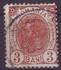 131 B Rumänien König Karl I Posta Romania 3 Bani