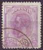 105XB Rumänien König Karl I Posta Romania 25 Bani