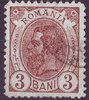 101 B Rumänien König Karl I Posta Romania 3 Bani
