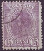 137 C Rumänien König Karl I Posta Romania 15 Bani