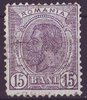 137 B Rumänien König Karl I Posta Romania 15 Bani