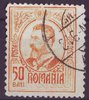 217 D Rumänien König Karl I Posta Romania 50 Bani