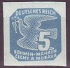 118 Zeitungsmarke 5 h Böhmen und Mähren Deutsches Reich