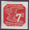 119 Zeitungsmarke 7 h Böhmen und Mähren Deutsches Reich