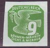 120 Zeitungsmarke 9 h Böhmen und Mähren Deutsches Reich