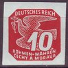 121 Zeitungsmarke 10 h Böhmen und Mähren Deutsches Reich