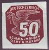 124 Zeitungsmarke 50 h Böhmen und Mähren Deutsches Reich