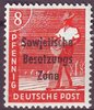 184 Deutsche Post Sowjetische Besatzungs Zone 8 Pfennig
