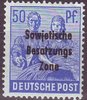 194 Deutsche Post Sowjetische Besatzungs Zone 50 Pfennig