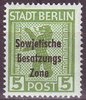 200 A Stadt Berlin Post Sowjetische Besatzungs Zone 5 Pfennig
