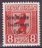 202 Stadt Berlin Post Sowjetische Besatzungs Zone 8 Pfennig