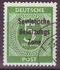 207 Deutsche Post Sowjetische Besatzungs Zone 5 Pfennig