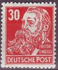 222 Deutsche Post 30 Persönlichkeiten Sowjetische Besatzungs Zone