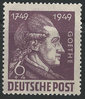 234 Deutsche Post Sowjetische Zone Goethe 6+4