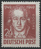 236 Deutsche Post Sowjetische Zone Goethe 24+16