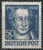 237 Deutsche Post Sowjetische Zone Goethe 50+25