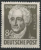 238 Deutsche Post Sowjetische Zone Goethe 84+36