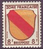 4 Französische Zone Briefpost 8 Pf Briefmarke