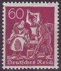 184 Freimarke Bergarbeiter 60 Pf Deutsches Reich