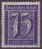 185 Freimarke Ziffern 75 Pf Deutsches Reich