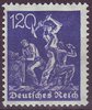 188 Freimarke Bergarbeiter 120 Pf Deutsches Reich