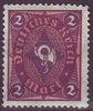 191 Freimarke Posthorn 2 Mark Deutsches Reich