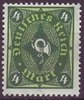 193 Freimarke Posthorn 4 Mark Deutsches Reich